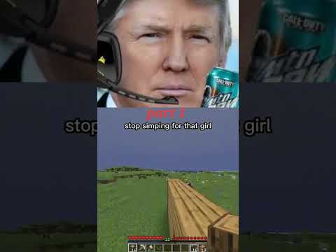 MINECRAFT with US Presidents! EPIC SHORTS #aivoice #clickbait