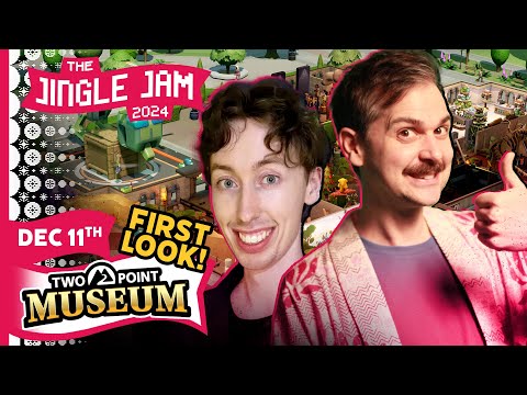 Two Point Museum First Look: Lewis & RTGame | Jingle Jam 2024 Day 11