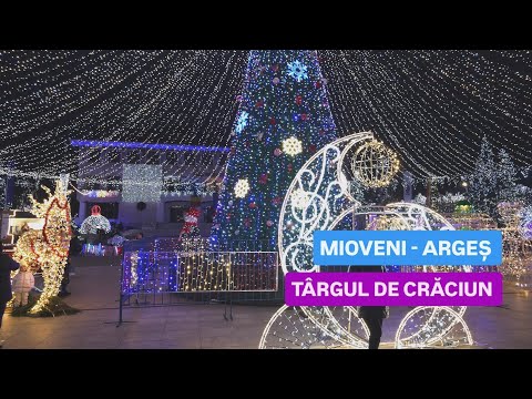 [4K][08 DECEMBRIE 2025] MIOVENI -  🎄TÂRGUL de CRĂCIUN 2025 !