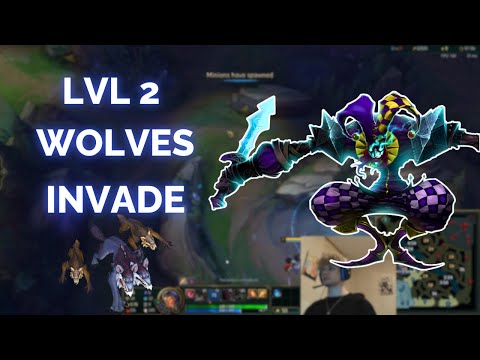 Shaco Level 2 Wolves Invade – MUST-KNOW Clear! (Season 15 Shaco Jungle)