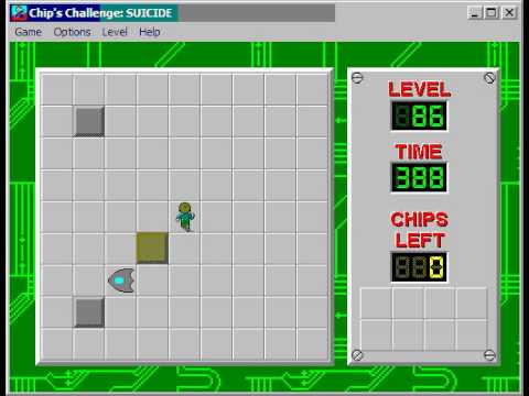 Chip's Challenge 1 Level 86 (Suicide) - 381 seconds