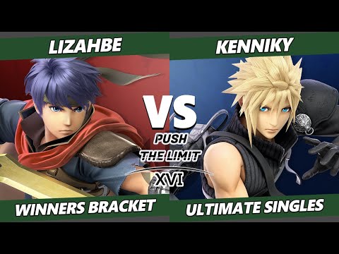 Push the Limit 16 Winners Bracket - Lizahbe (Ike) Vs. Kenniky (Cloud) SSBU Ultimate Tournament