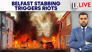 UK: Demonstrators Torch Vehicles, After Belfast Stabbing | Firstpost Live