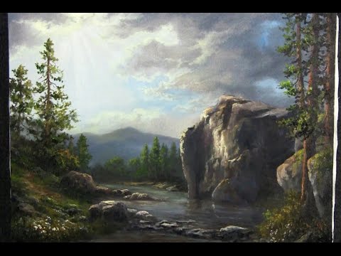 Sunshine Across the Cliffs | Paint with Kevin Hill | Landscape painting