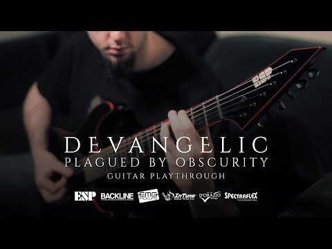 DEVANGELIC - "Plagued By Obscurity" (Guitar Playthrough) - ESP Custom M-1 Phlegethon