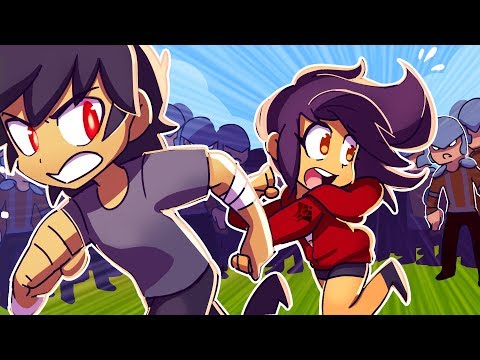 Aphmau and Aaron ON THE RUN! - [MYSTREET HIDE AND SEEK]