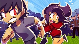 Aphmau and Aaron ON THE RUN! - MYSTREET HIDE AND S
