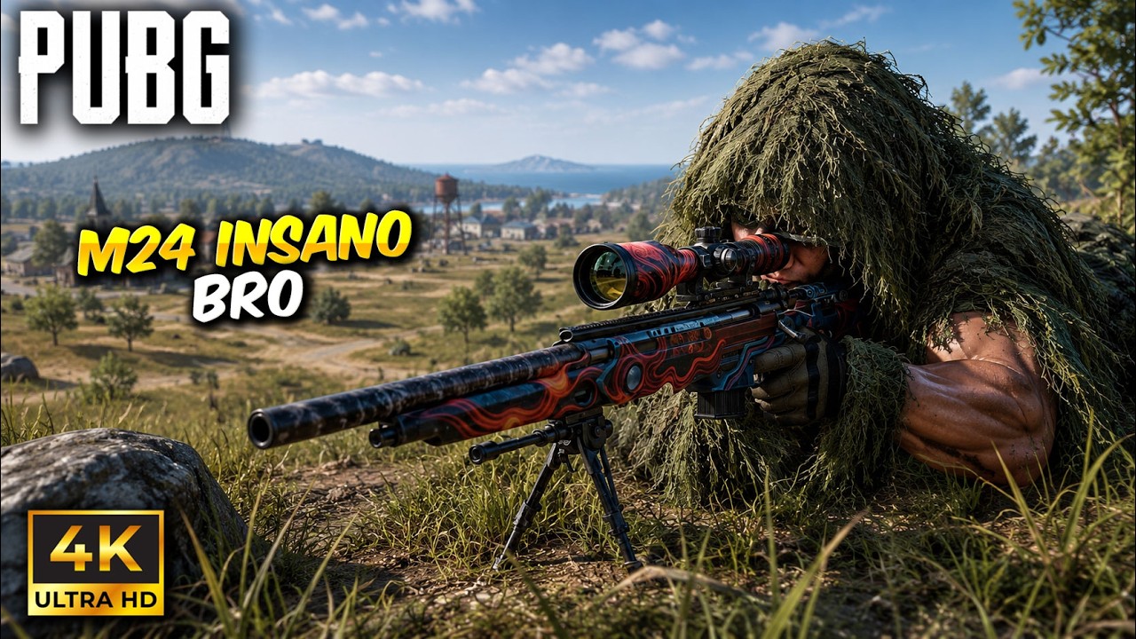 PUBG PC ERANGEL es CINE MI BRO... M24 FULL HEADS! 🥰 Gráficos al MAXIMO