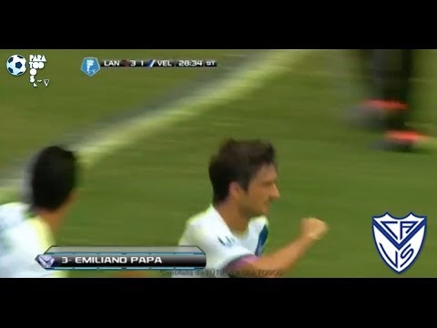 Gol de Papa. Lanús 3. Vélez 2. Fecha 4. Torneo Final 2014. Fútbol Para Todos