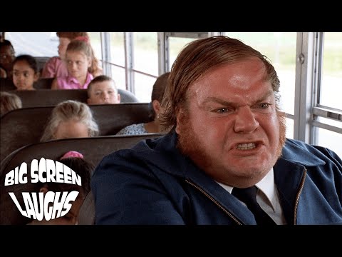 Chris Farley Angry Bus Driver Scene | Billy Madison (1995) | Big Screen Laughs