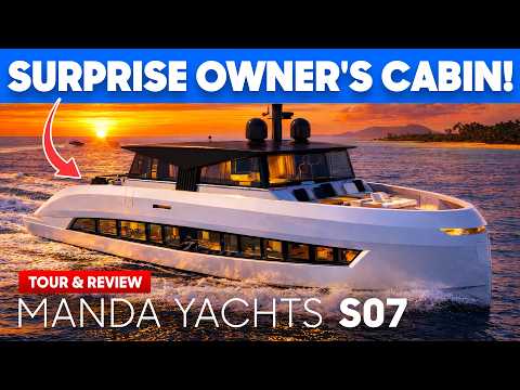 The COOLEST Boat You've Never Heard Of? | Manda Yachts S07 Berlinetta Tour & Review