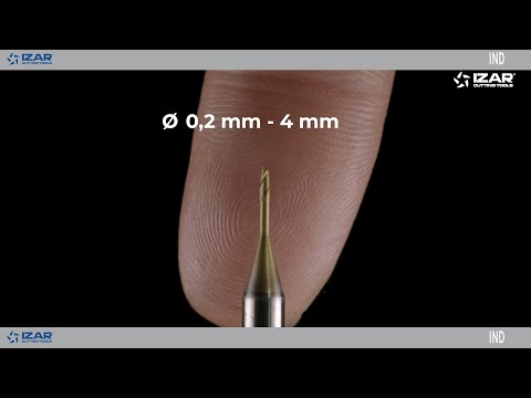 Square Micro End Mill 2Z High Performance - IZAR 9470