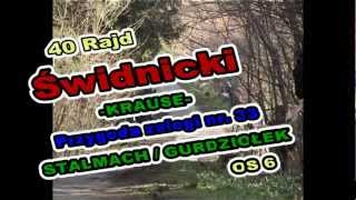 preview picture of video '40 Rajd Świdnicki - STALMACH / GURDZIOŁEK Przygoda'