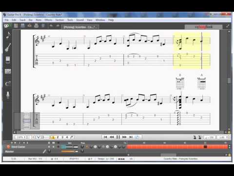 Guitar Pro 6 - Country Ride, François Sciortino
