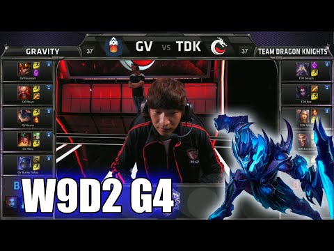 Gravity vs Team Dragon Knights | S5 NA LCS Summer 2015 Week 9 Day 2 | GV vs TDK W9D2 G4