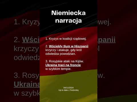Up to date z Fedorską 04/11/2024