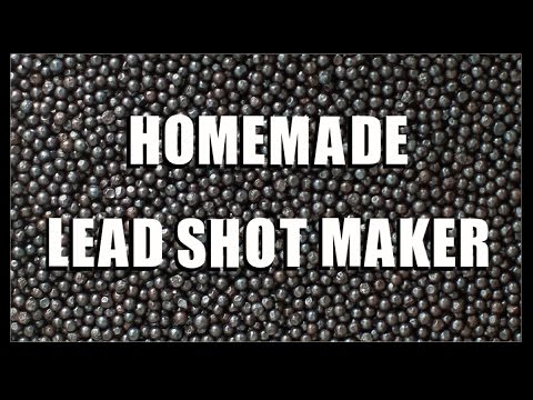Homemade Lead Shot Maker