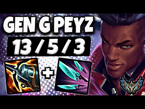 Lucian vs Xayah ADC [ Gen G Peyz ] Patch 13.24 Korea Challenger ✅