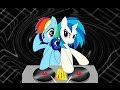 Rainbow dash против Dj pon 3 