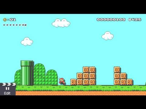 Super Mario Maker SMB2 Pow Block Test
