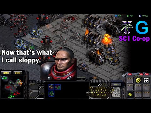Starcraft 1 Co-op with GiantGrantGames - Terran Part 4