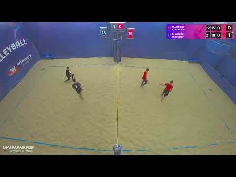 13:25 M. Anhelov / V. Antoniuk - A. Zabuha / M. Kyselov 01.02.2023 | Winners Beach Volleyball