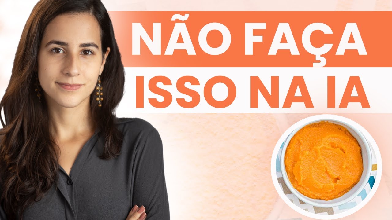 ❌ PARE de FAZER ISSO na INTRODUÇÃO ALIMENTAR do seu bebê!! | Dra Jannuzzi