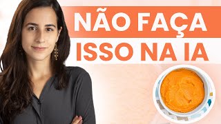 ❌ PARE de FAZER ISSO na INTRODUÇÃO ALIMENTAR do seu bebê!! | Dra Jannuzzi