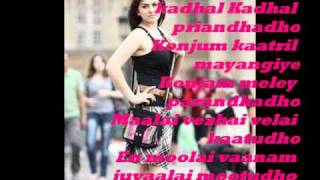 Engeyum Kathal-Nenjil Nenjil with lyrics