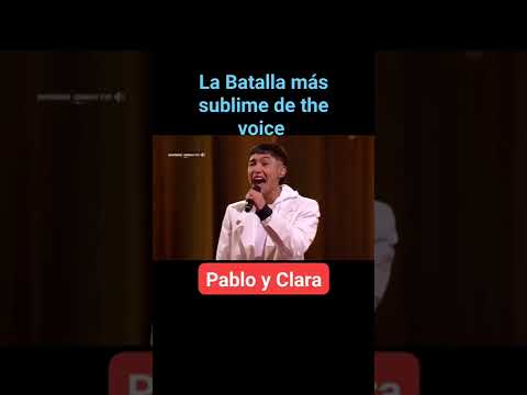 Pablo Rojas y Clara Müller, aleluya..#thevoicechile #parati #tendencias