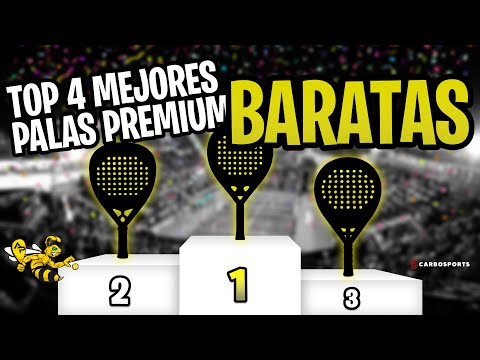 MEJORES PALAS PREMIUM al MEJOR PRECIO – TOP 4 PALAS de PÁDEL para REGALAR