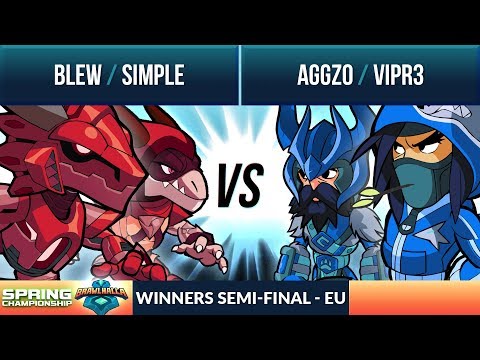 Blew & SimpLe vs VipR3 & Aggz0 - Winners Semi Final - Spring Championship EU 2v2