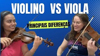 Diferenças entre violino e viola