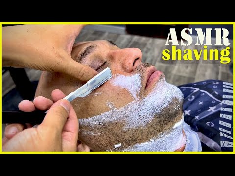 ASMR Head Shave by Vali barber | 🪒Shaving A LONG Beard
