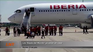 Los 'Reyes del Mundo' ya est&aacute;n en casa