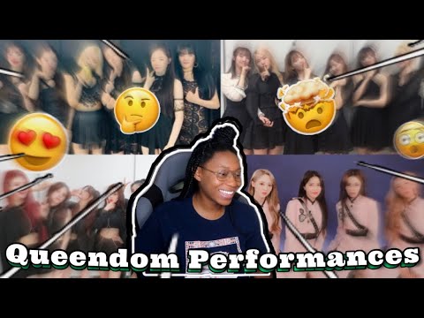QUEENDOM REACTION TO ALL PERFORMANCES‼️ (DISCOVERING NEW GROUPS- AOA, Mamamoo, G-Idle, & More)