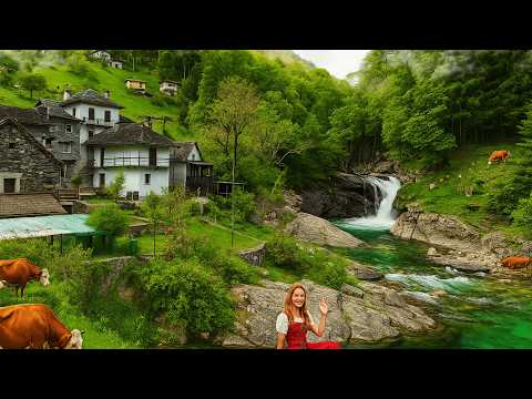 This is what life is like in the most beautiful isolated villages in Switzerland: Lavertezzo and ...