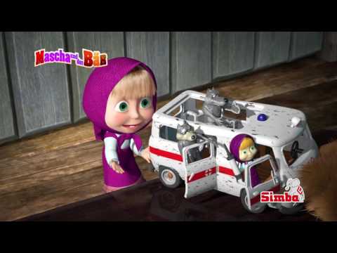 Mascha und der Bär - Krankenwagen Spielset - DE