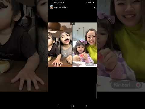 Ritsuki dan Kimberly live #ritsuki #uenofamily