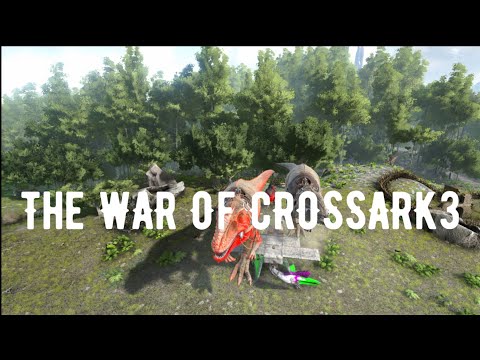 THE WAR OF CROSSARK3! Ark Primitive Plus Official PvP