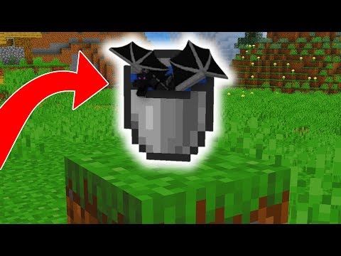 I PUT THE ENDER DRAGON IN A BUCKET IN MINECRAFT (Pewdiepie Challenge)