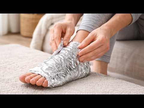 I wrapped my feet in aluminum foil and the result is INSANE!