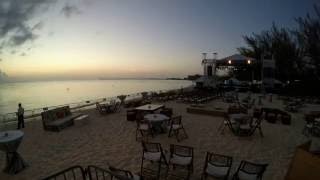 Sunset &amp; Foreigner Concert Time Lapse, Cayman Islands, May 21, 2016 (4K)