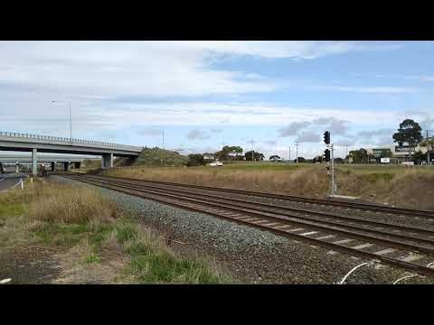 N470 vline passenger train heading to Melbourne