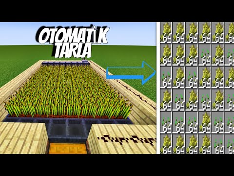 Sınırsız Buğday ! (Minecraft Otomatik Tarla Yapımı)