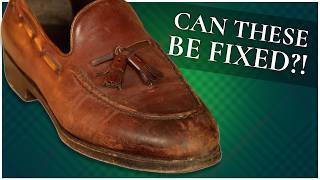 Can @TheElegantOxford Save These Shoes? | Complete Cordovan Shoe Care