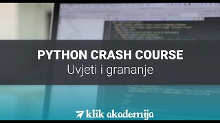 Uvjeti grananja |  Programiranje u Pythonu za početnike | Lekcija 8