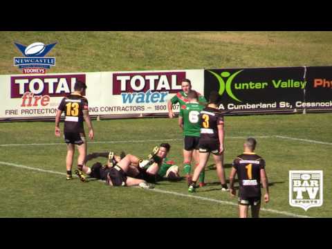 2017 Newcastle RL Round 14 Reserve Grade Highlights - Cessnock Goannas v Western Suburbs Rosellas