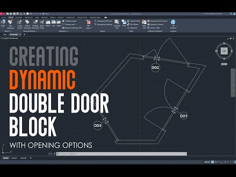 Creating Dynamic Double Door with 45/90/ closed options