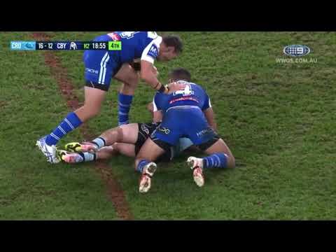 Dwz big hit on Matt moylan